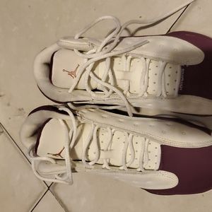 Jordan Retro 13 size 3ypurple and white